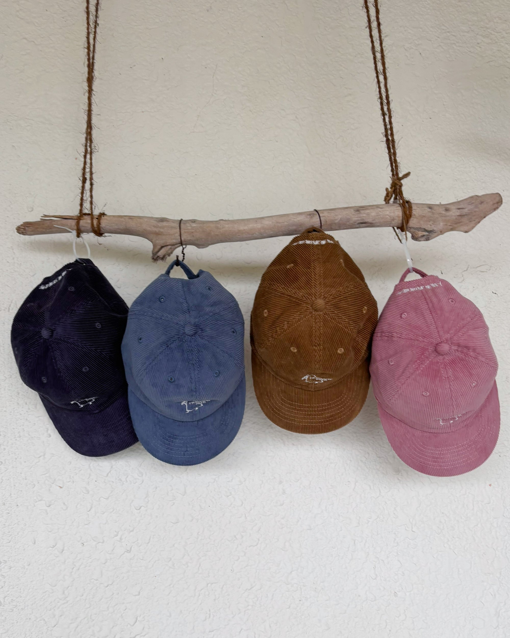 コーデュロイロゴキャップ