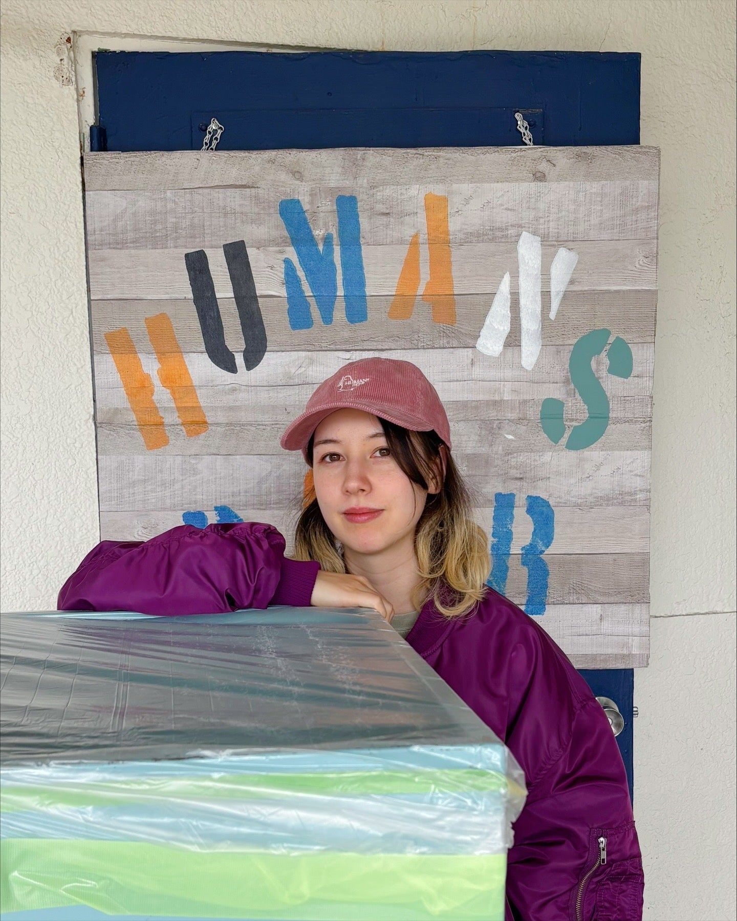 コーデュロイロゴキャップ