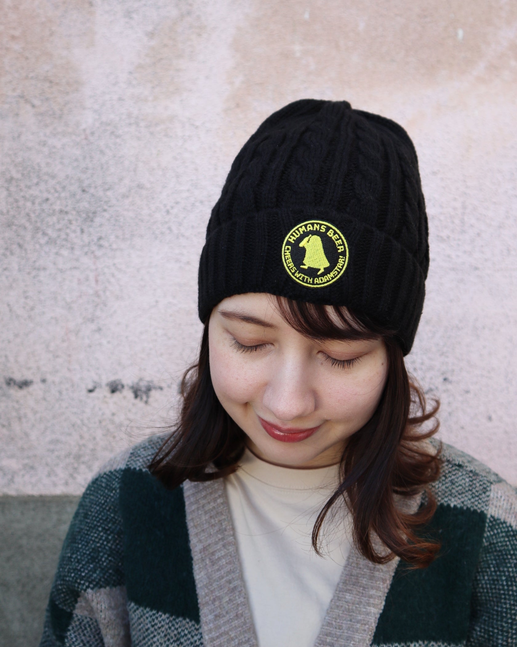 Embroidery Logo Knit Cap /